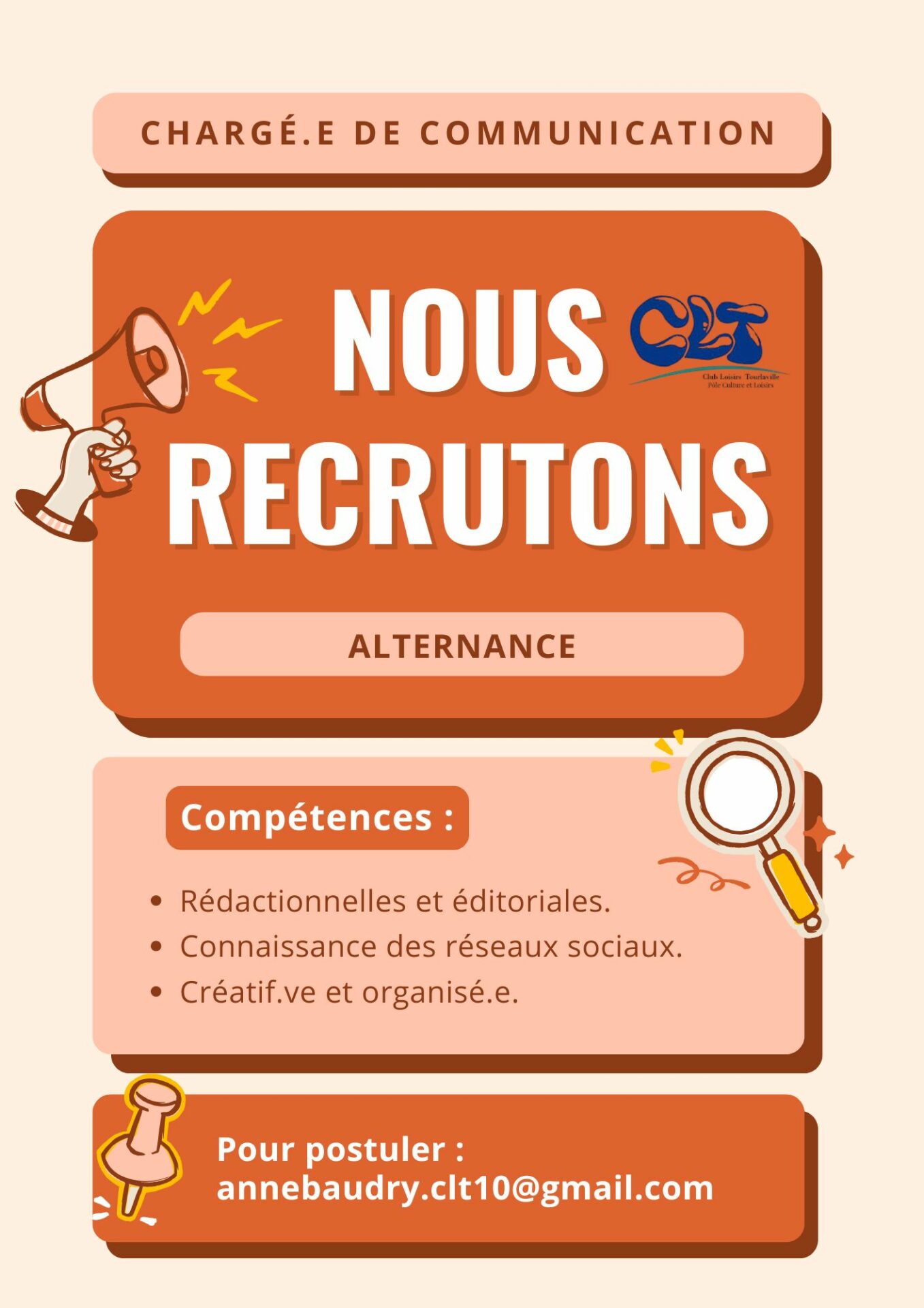 LE CLT RECRUTE