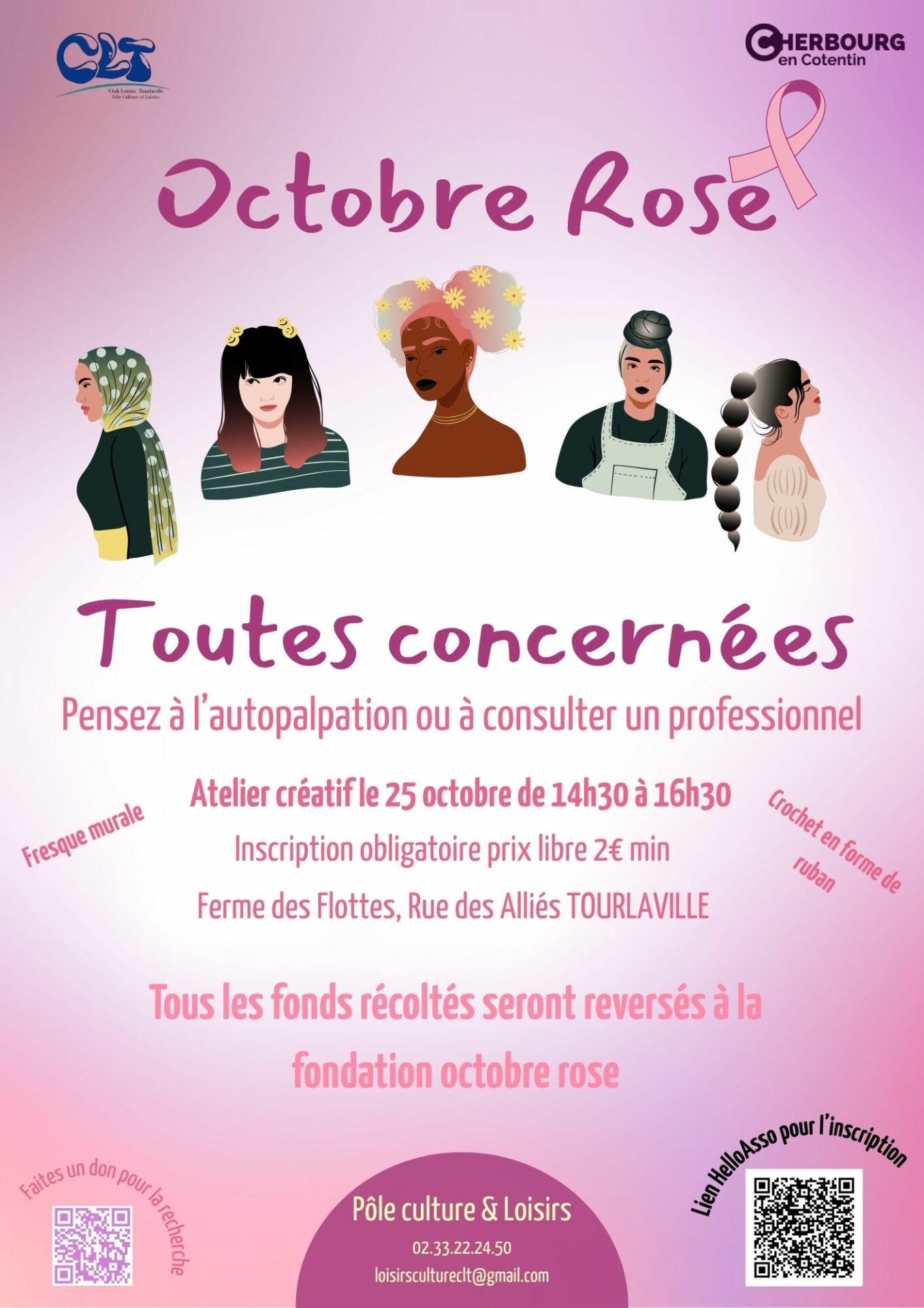 ATELIER CREATIF OCTOBRE ROSE