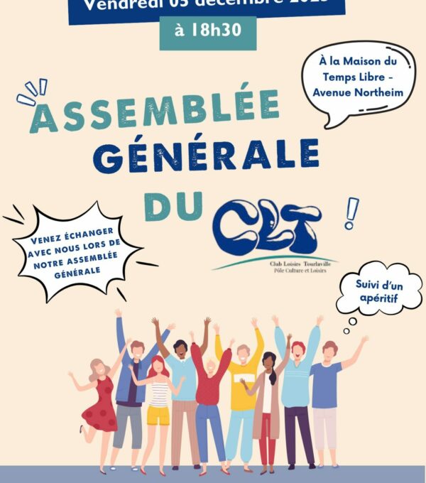 Venez à l’AG du 05 décembre 2025