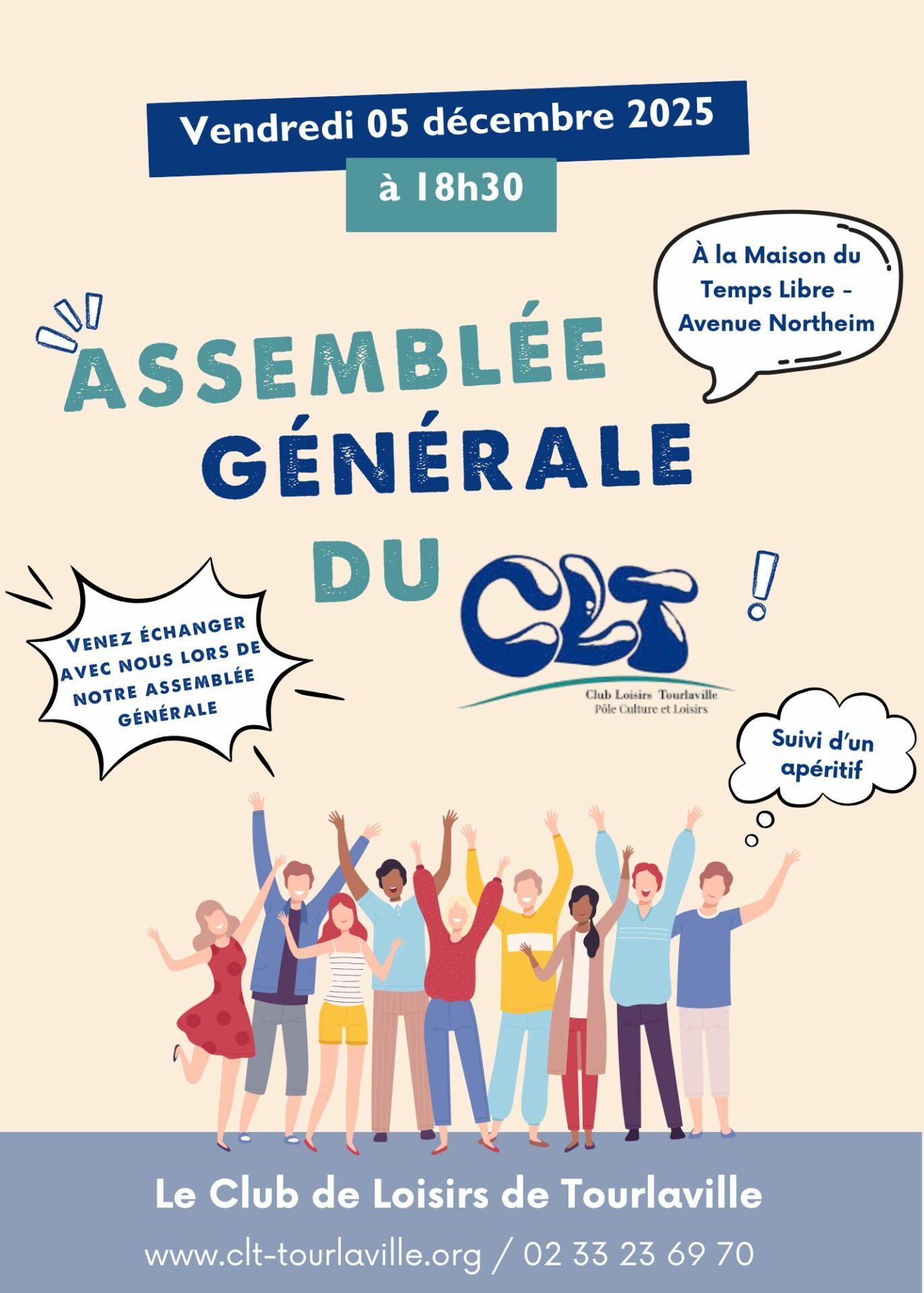 Venez à l’AG du 05 décembre 2025