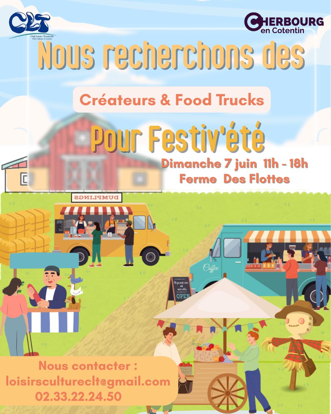 Recherche Créateurs et Food Trucks pour Festiv&rsquo;été